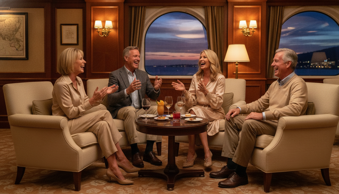 Solo cruise cabins: meeting companions at sea after 50